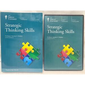 The Great Courses: Strategic Thinking Skills (Coursebook & 4 Disc Set)